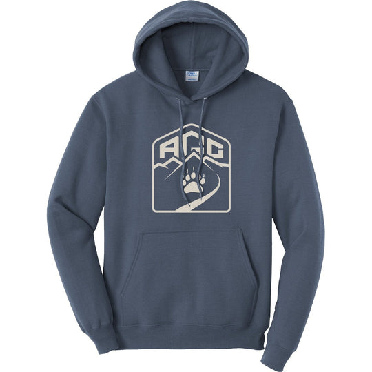 Bear Creek Hooded Sweatshirt Alaska Guide Creations Steel Blue XXL
