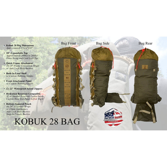 Kobuk 28 - Bag Only Alaska Guide Creations