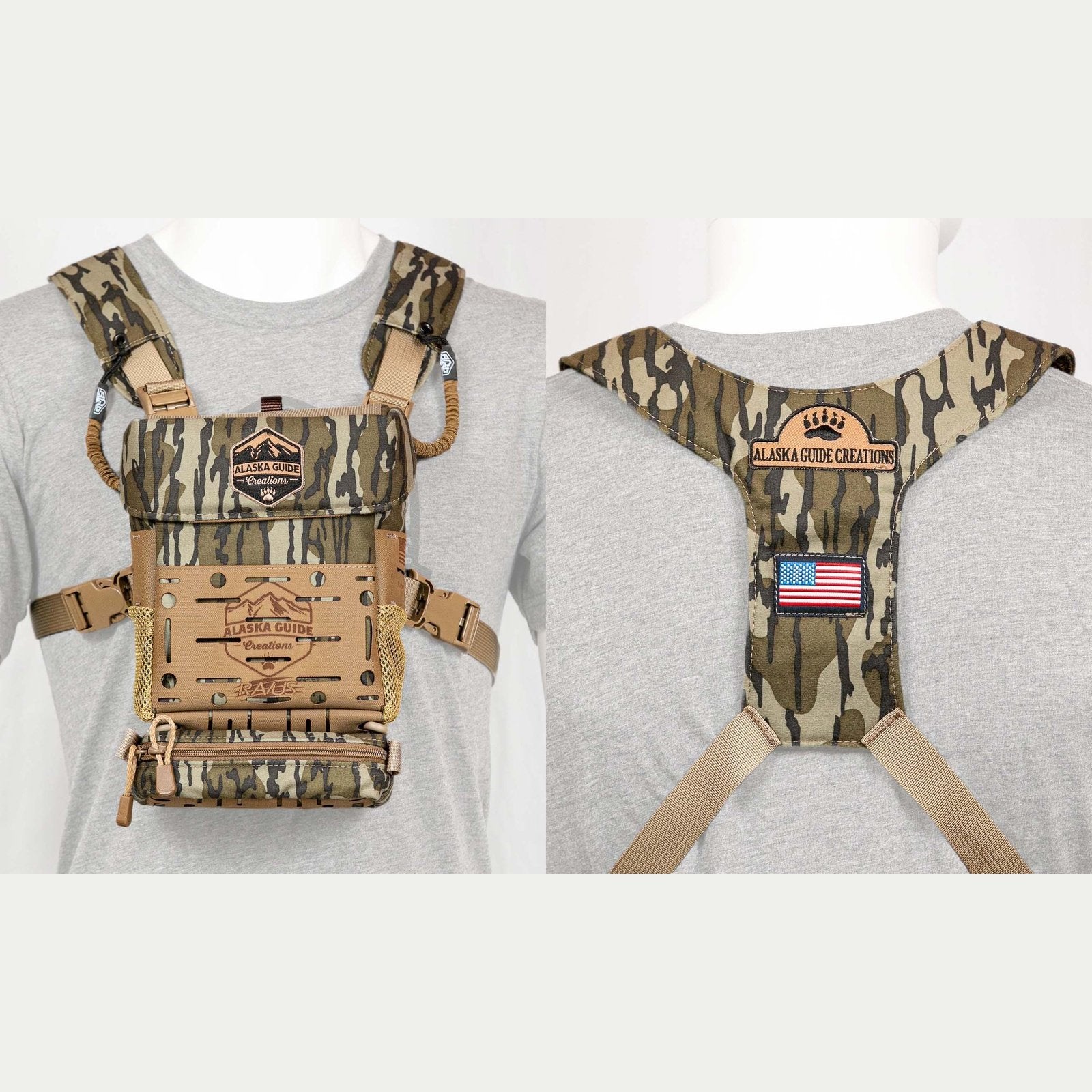 RAVUS Bino Pack Alaska Guide Creations Mossy Oak Bottomland