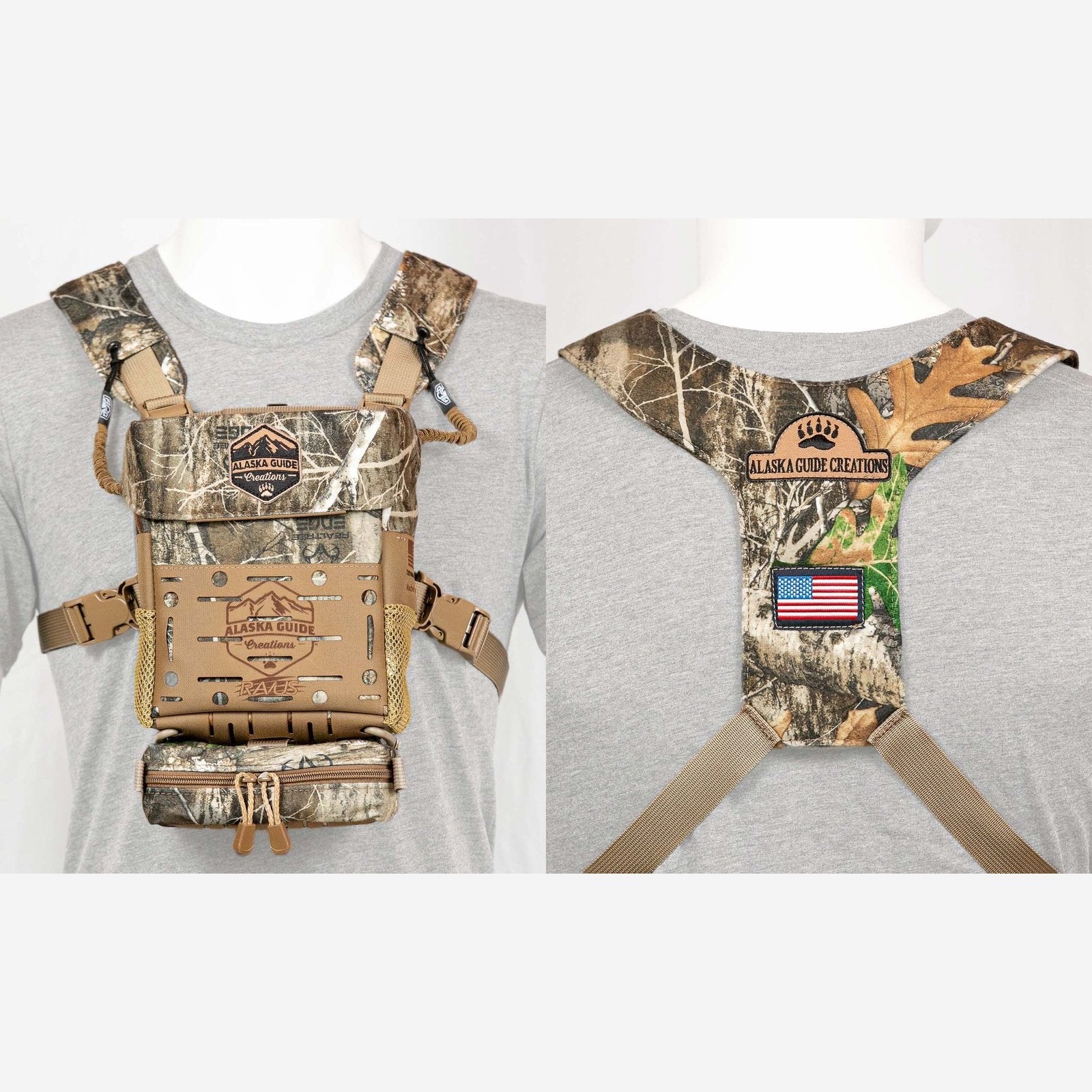 RAVUS Bino Pack Alaska Guide Creations Realtree Edge