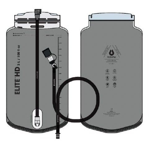 HydraPak Elite HD 3L Bladder Alaska Guide Creations