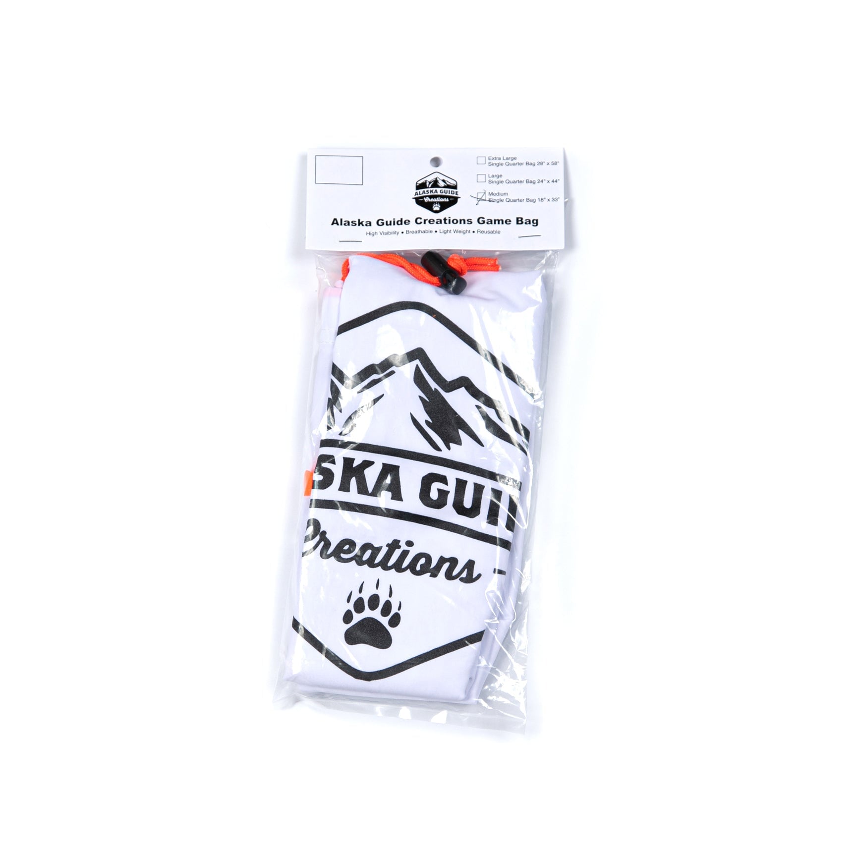 Single Quarter Game Bags Alaska Guide Creations Medium - Deer Sized