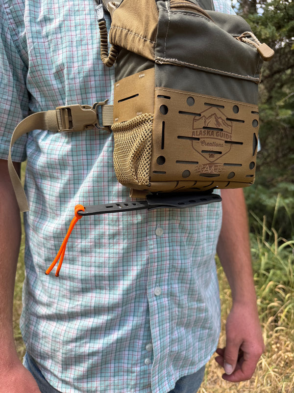 Kodiak Knife by Pine Ridge Knife Co. - Coyote Brown Sheath