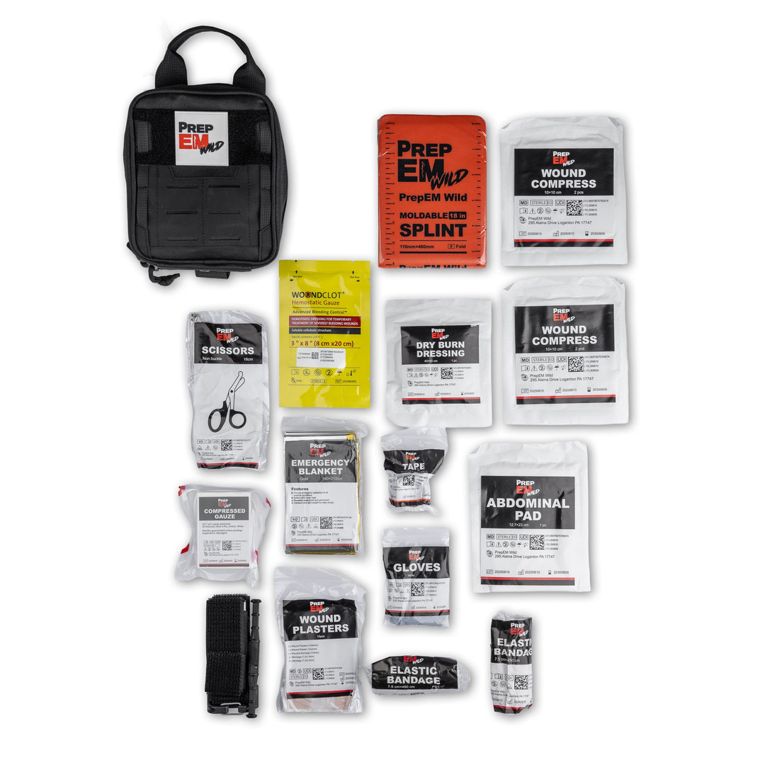 PrepEM Wild Essentials Pro Kit | Wilderness Medical Kit