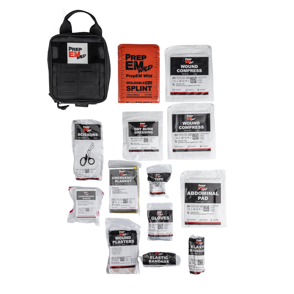 PrepEM Wild Essentials Kit | Compact Wilderness Med Gear