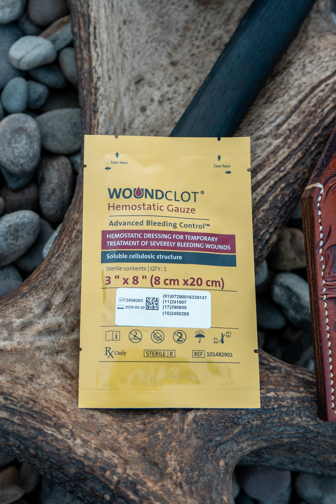 Wound Clot 3”x8” Hemostatic Gauze