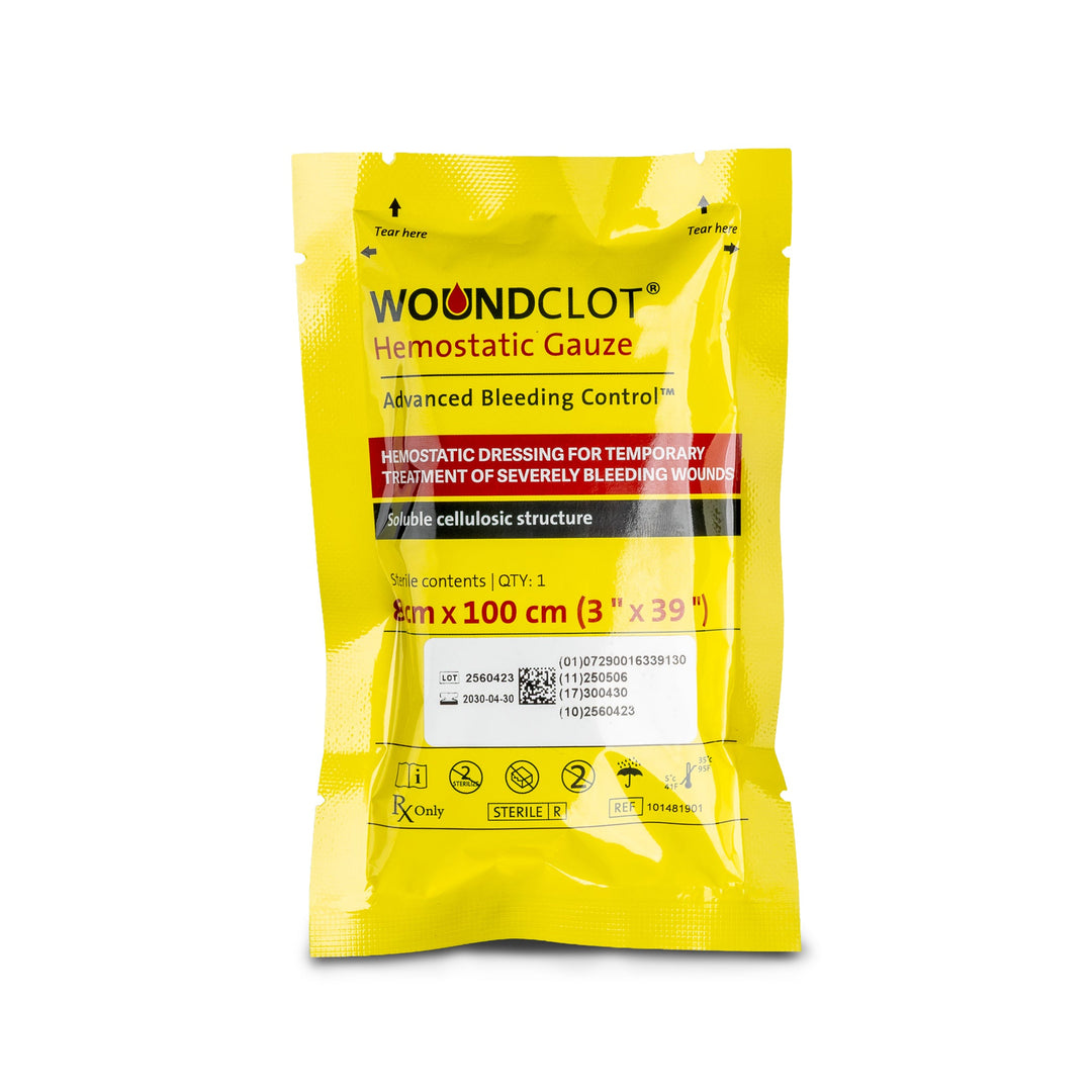 Wound Clot 3x8 Hemostatic Gauze Wound Clot 3x8 Hemostatic Gauze