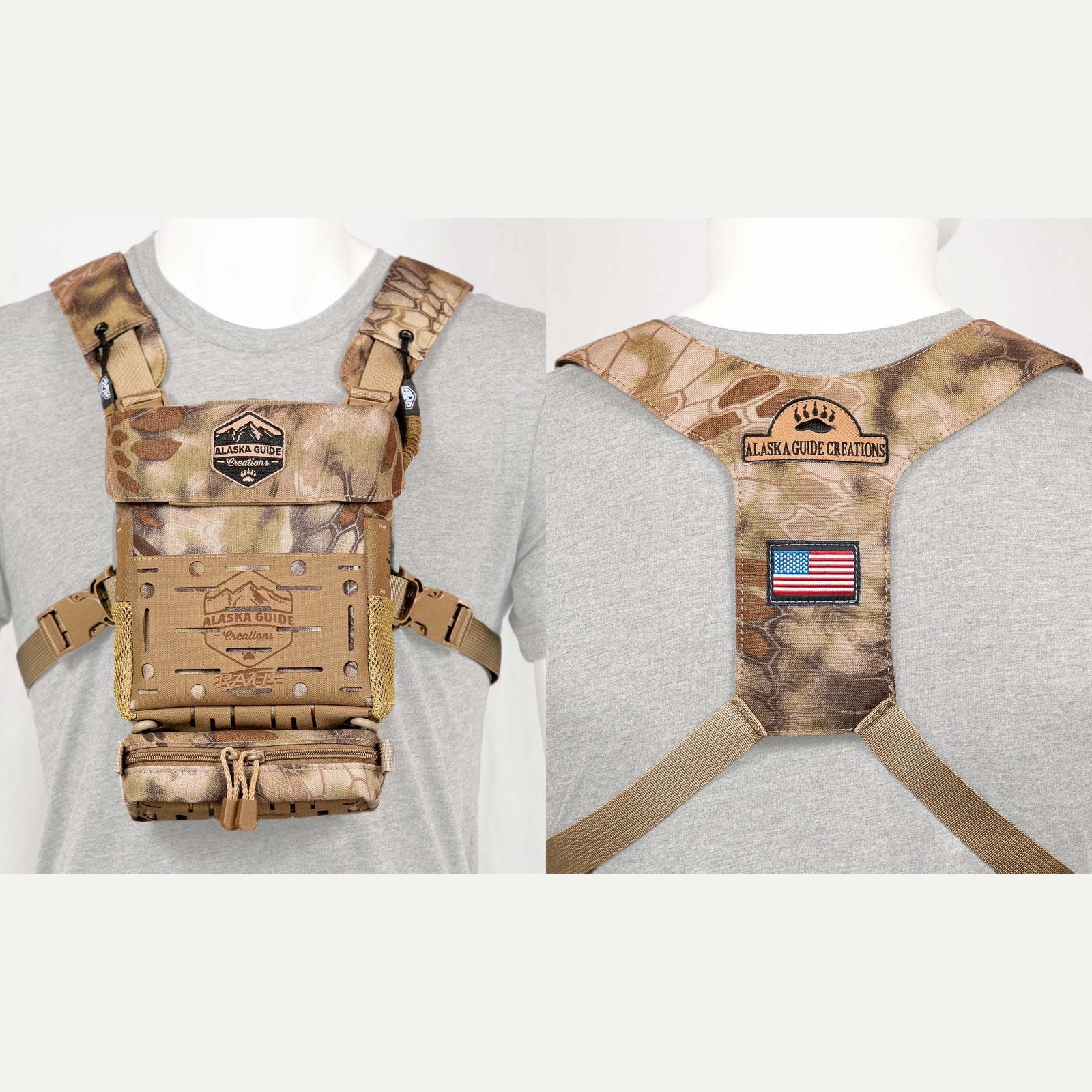 RAVUS Bino Pack Alaska Guide Creations Kryptek Highlander 